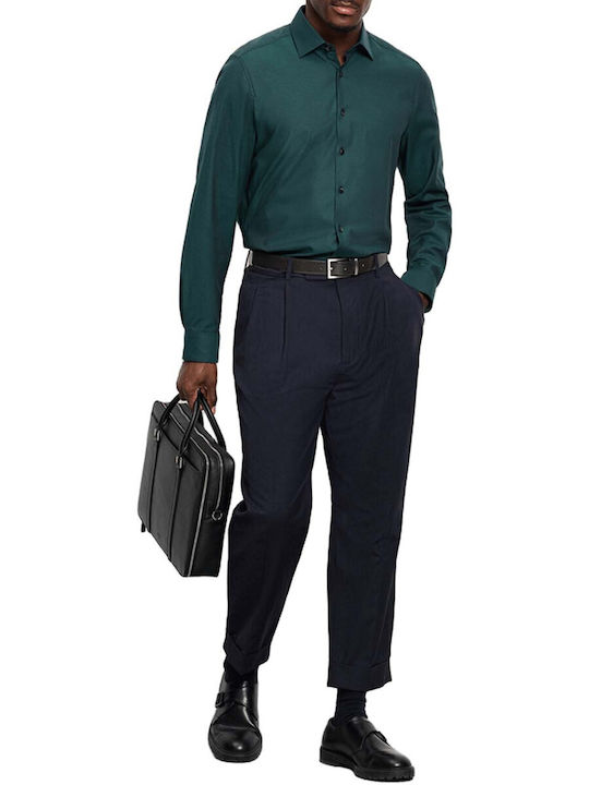 Level 5 Body Fit Long-sleeved Shirt Green