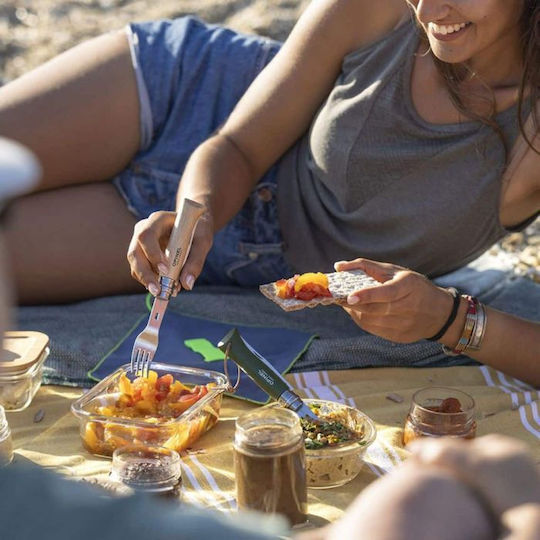 Κουταλομαχαιροπιρουνο Opinel Picnic+ Set