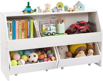 Kids Wooden Cabinet White