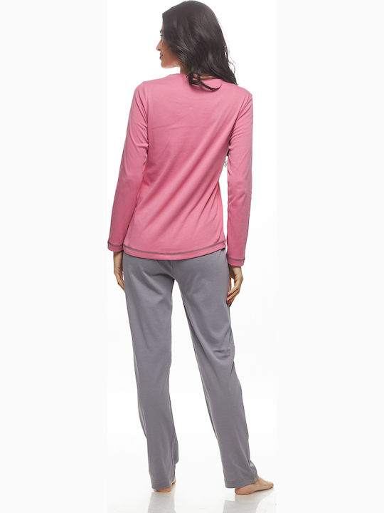 Galaxy Winter Women's Pyjama Set Pink