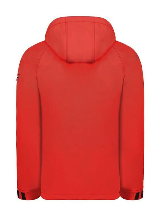 Χειμωνιάτικο Μπουφάν Softshell Αδιάβροχο και Αντιανεμικό Red