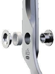 Universal Scissors Length 15.5 Cm Unequal Handles Ring Torx Screw Locking System Evolution Line Premax