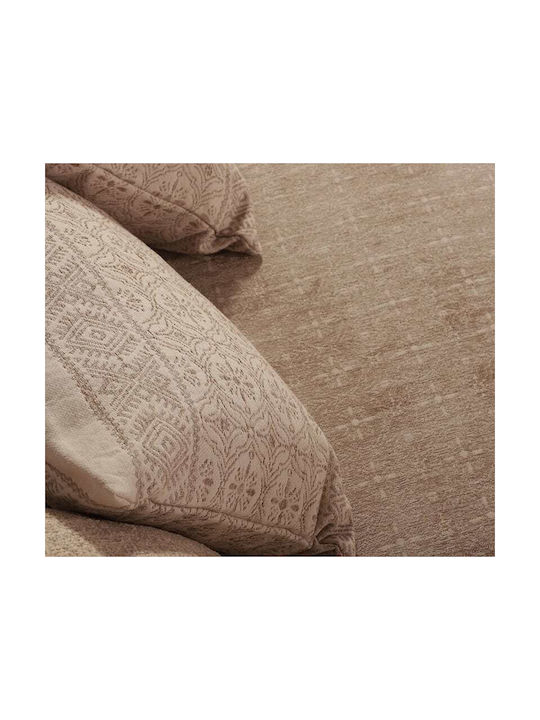 Nef-Nef Homeware Μαξιλάρι Καναπέ Jeneria από 100% Βαμβάκι Beige 40x45εκ.