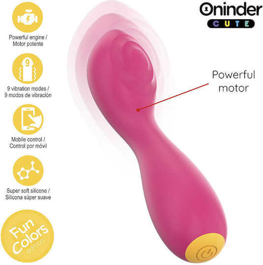 Oninder Cute Vibrator G-Spot cu Telecomandă Roz