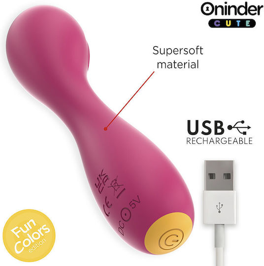 Oninder Cute Vibrator G-Spot cu Telecomandă Roz