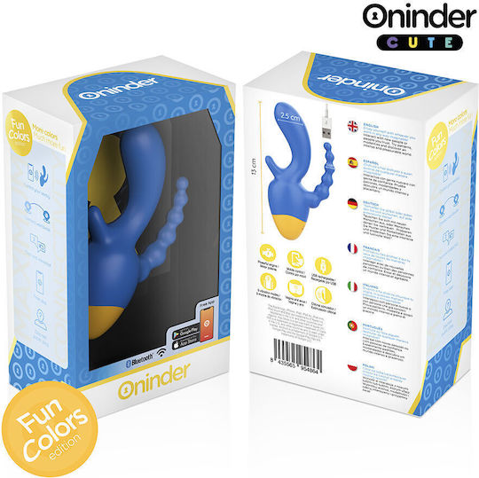 Oninder Cute Klitoris Vibrator mit Fernbedienung Blau