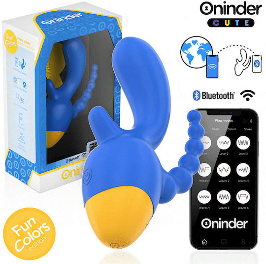 Oninder Cute Klitoris Vibrator mit Fernbedienung Blau