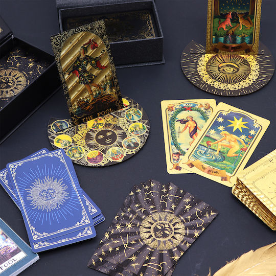 Goldene Tarotkarten – Lass Die Magie Beginnen – Geschenkset