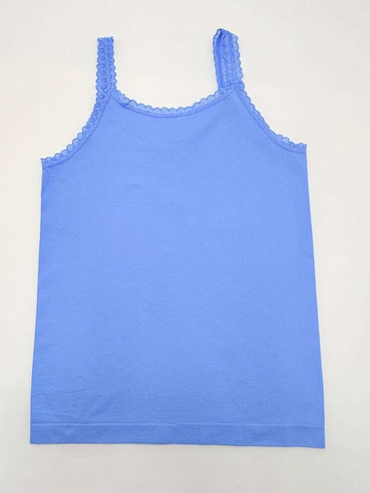 Women's Sleeveless T-Shirt Blue