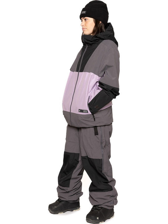 L1 I-007654-1613 Ανδρικό Μπουφάν για Σκι & Snowboard Πολύχρωμο
