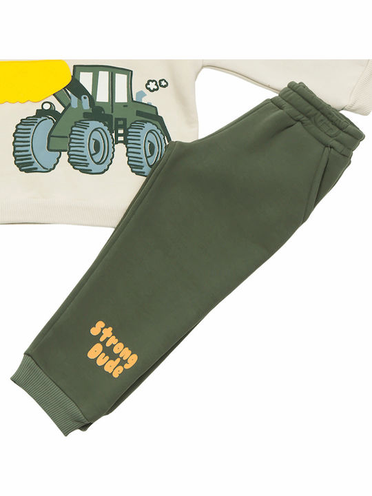 Kinder Sweatpants Set - Jogginganzug Beige 2Stück