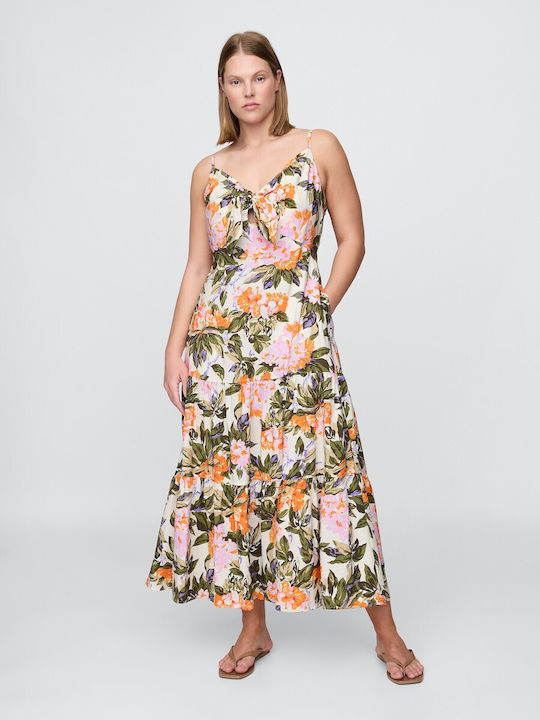 Summer Midi Dress Orange