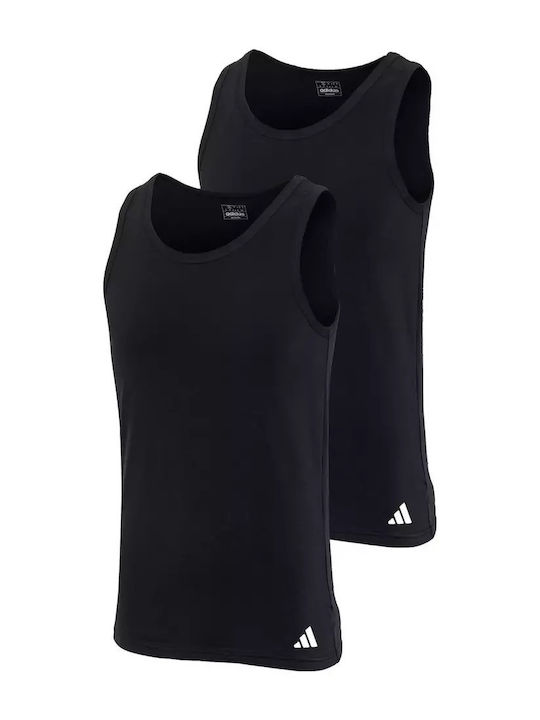 Men's Undershirts in Black Color 2Pack
