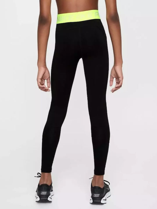 Kids Legging Sports Long Dri-Fit Black Pro