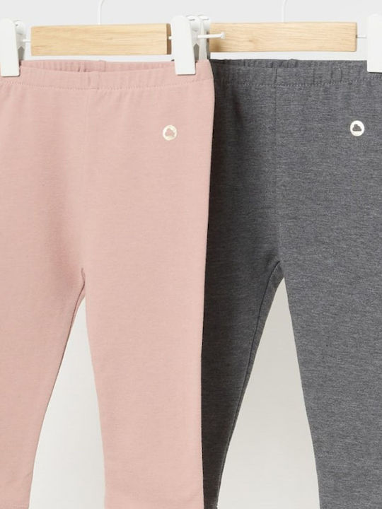 Set Kinder Leggings Lang Pink