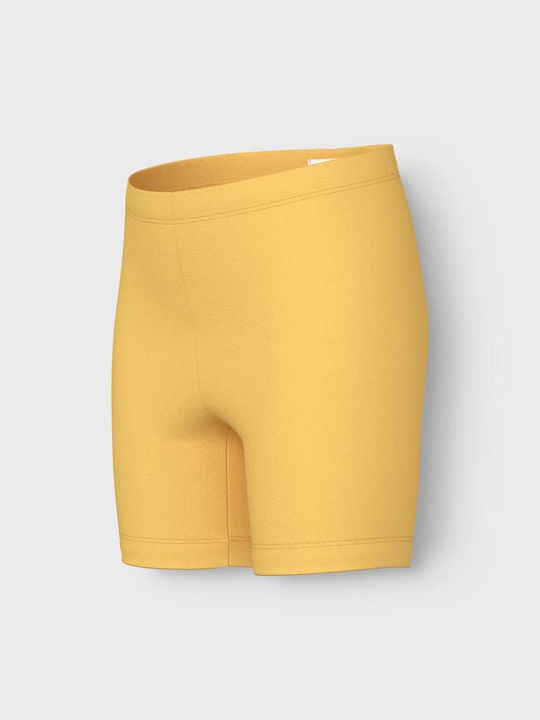 Kinder Leggings Radfahren Kurz yellow