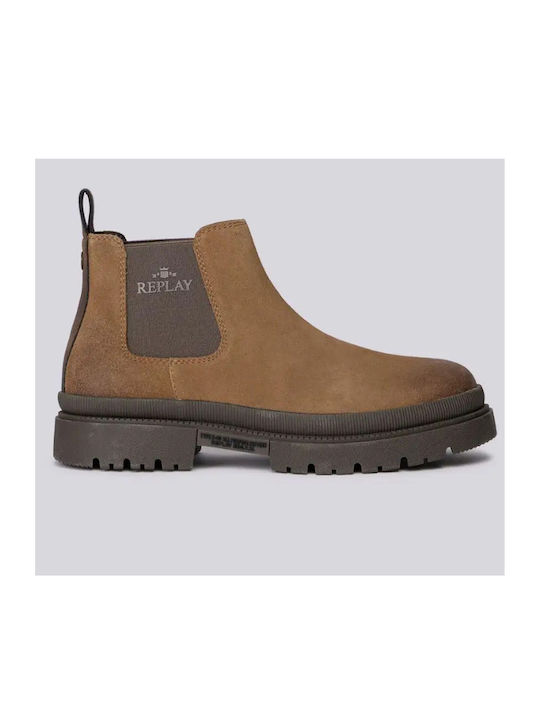 Suede Brown Chelsea Boots