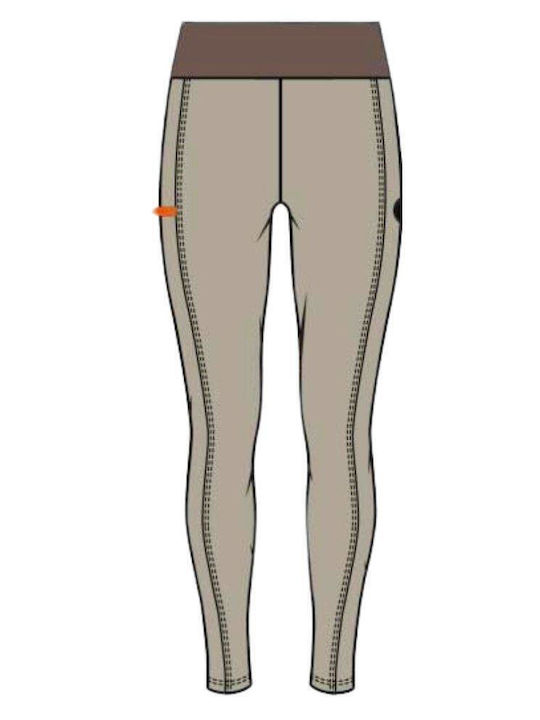 Kinder Leggings Sport Lang Gray