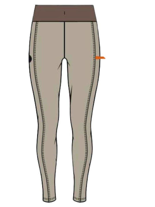 Kinder Leggings Sport Lang Gray