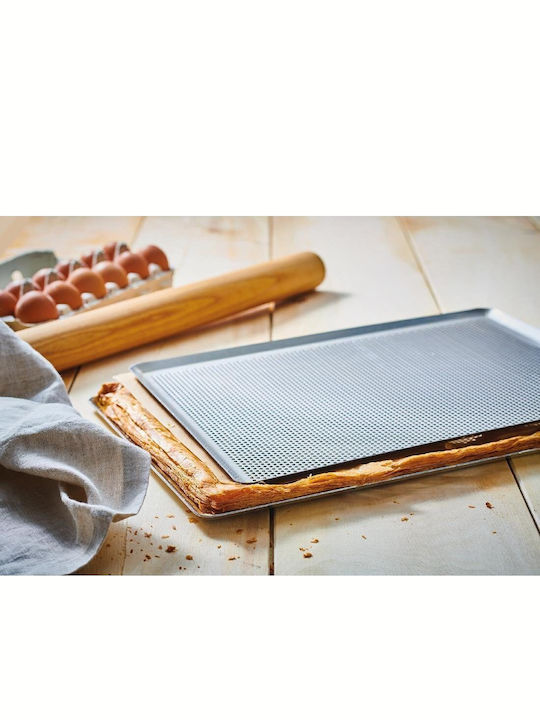De Buyer Ταψί Ορθογώνιο από Ανοξείδωτο Ατσάλι 30x40cm