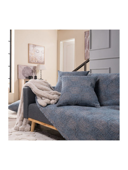 Teoran Midland Ριχτάρι Πολυθρόνας Chenille 180x150εκ. 04 52017551