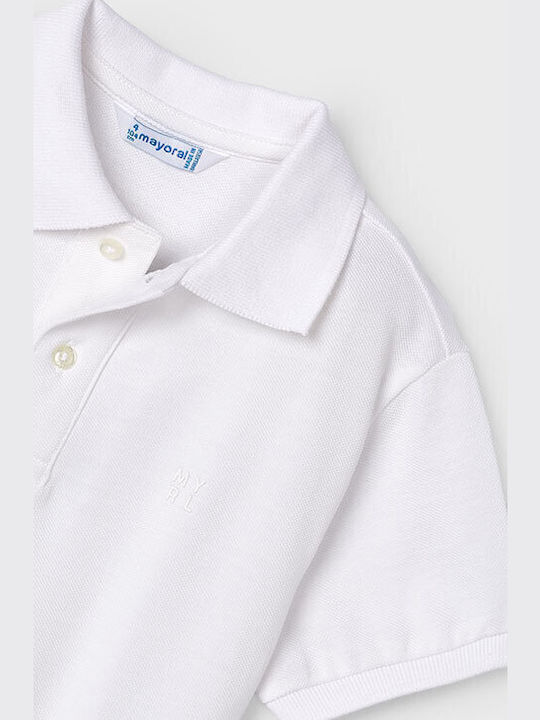 Kids' Polo Short Sleeve White