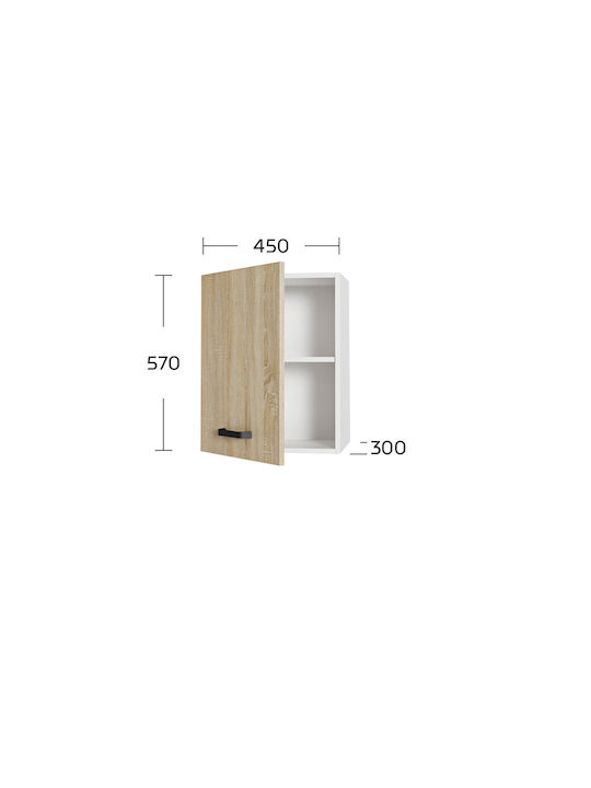 Anita Ντουλάπι Κρεμαστό Σονόμα 45x32x57εκ.