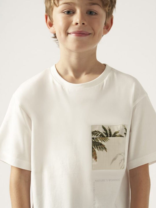 Kinder-T-Shirt Beige