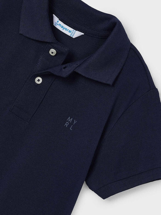 Kids' Polo Short Sleeve navy blue
