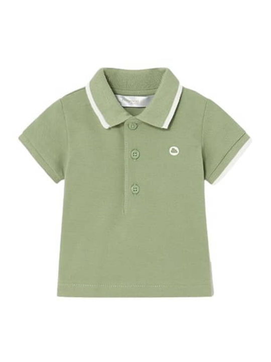 Kinderpolo Kurzarm Erdnuss