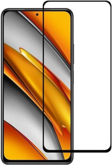 5D 0.3mm Full Face Tempered Glass Black (Poco F3)