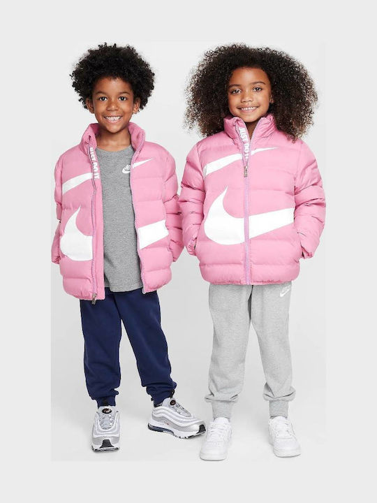 Swoosh Impermeabil Geci Pentru Copii Sport Roz