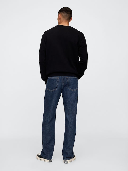 Men's Jeans Pants with Relaxed Fit Dark Wash