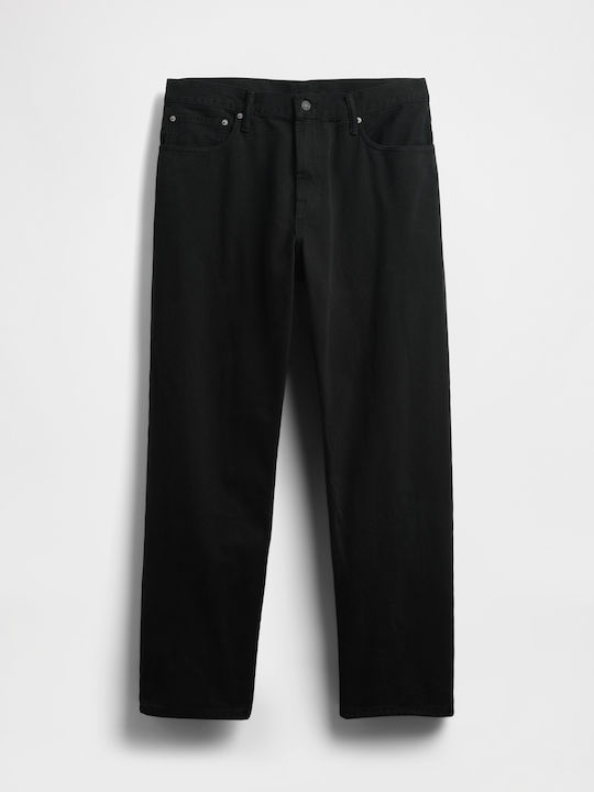 Men's Jeans Pants with Relaxed Straight Fit Moonless Night