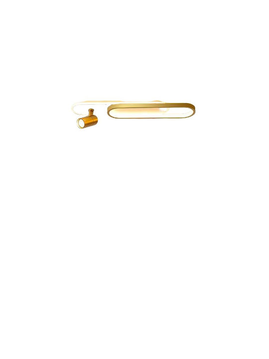 Alista Home Ceiling Mount Light Gold with Integrated LED