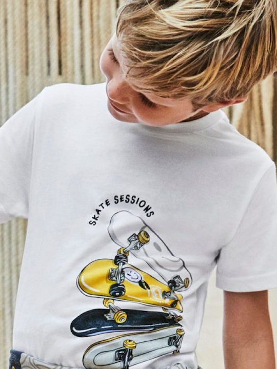Tricou pentru copii Verde Skate