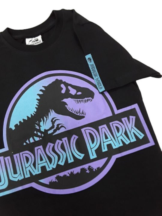 Παιδικό T-shirt Μαύρο Jurassic World