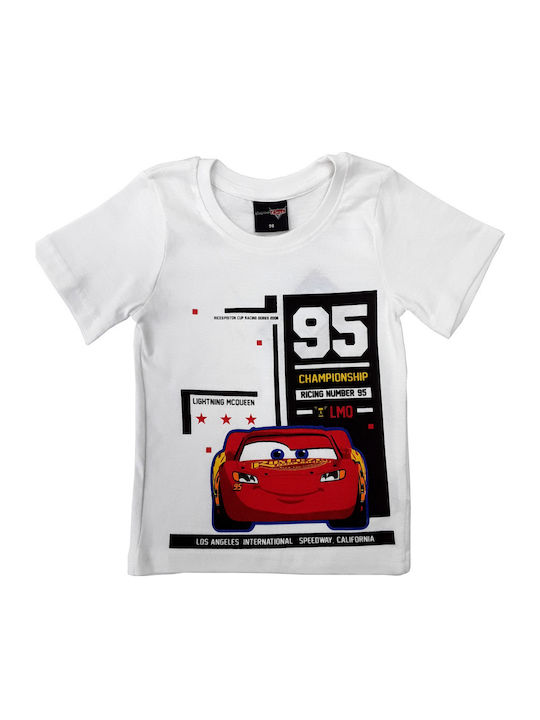 Παιδικό T-shirt Λευκό Cars