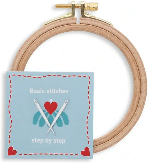 10 Cm Rundes Buchen Stickrahmen Prym Love