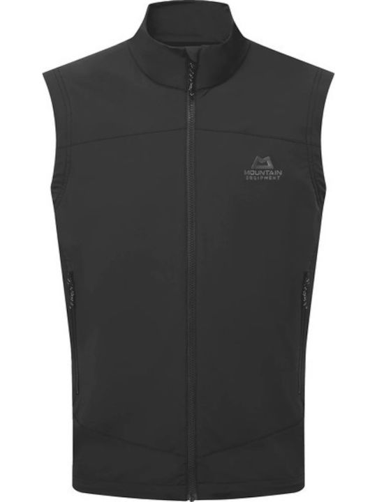 Sleeveless Athletic Jacket Waterproof and Windproof Black