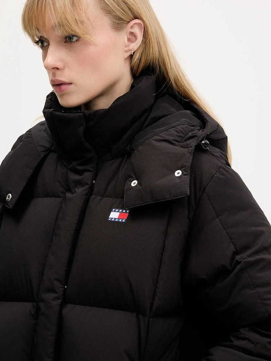 Alaska Kurz Damen Puffer Jacke Wasserdicht für Winter Black