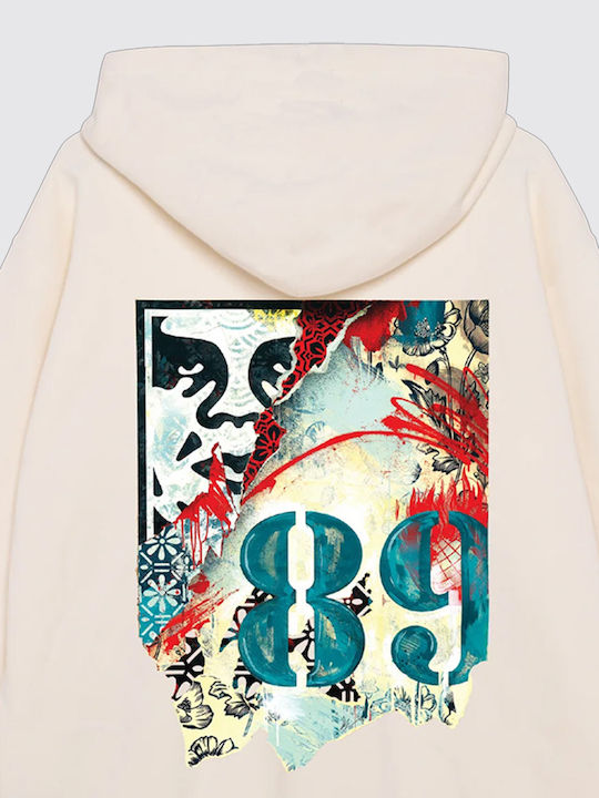 Lisbon Icon Sweatshirt With Beige Hood