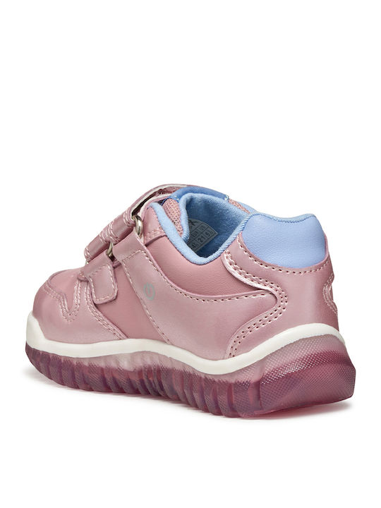 Lightyloo Kinder Sneakers Anatomisch mit Klettverschluss Rosa