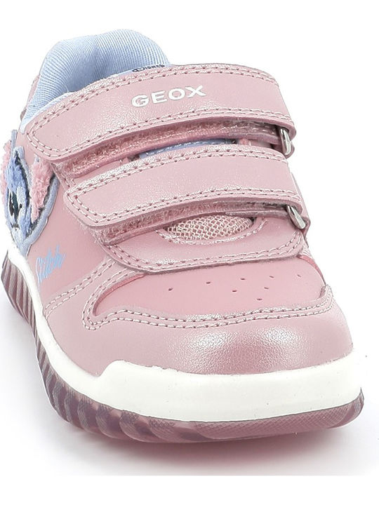 Lightyloo Kinder Sneakers Anatomisch mit Klettverschluss Rosa