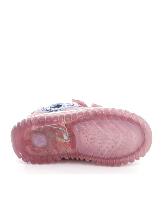 Lightyloo Kinder Sneakers Anatomisch mit Klettverschluss Rosa