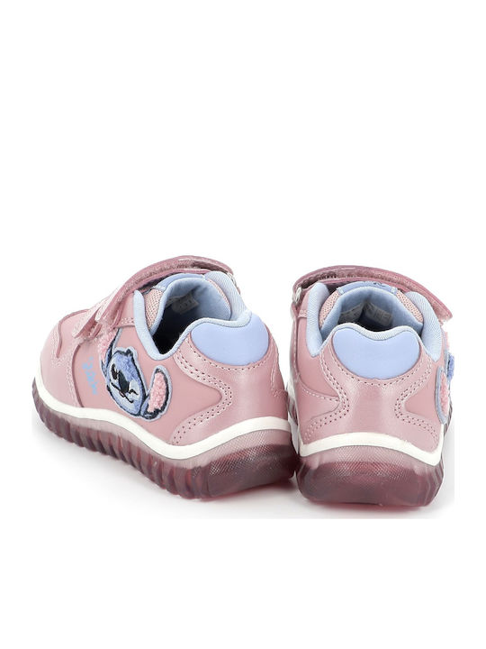 Lightyloo Kinder Sneakers Anatomisch mit Klettverschluss Rosa