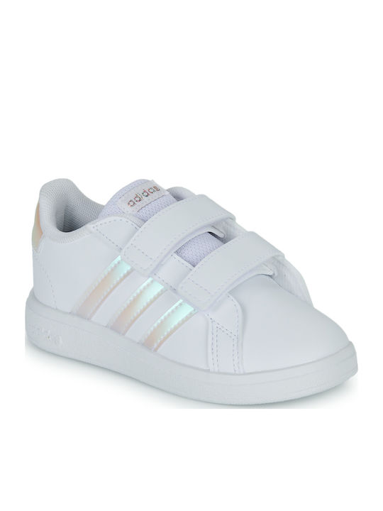 Grand Court GRAND COURT 2.0 Kids Sneakers with Scratch Cloud White / Iridescent