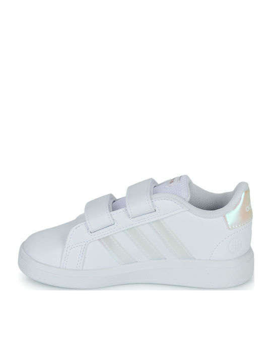 Grand Court GRAND COURT 2.0 Kids Sneakers with Scratch Cloud White / Iridescent