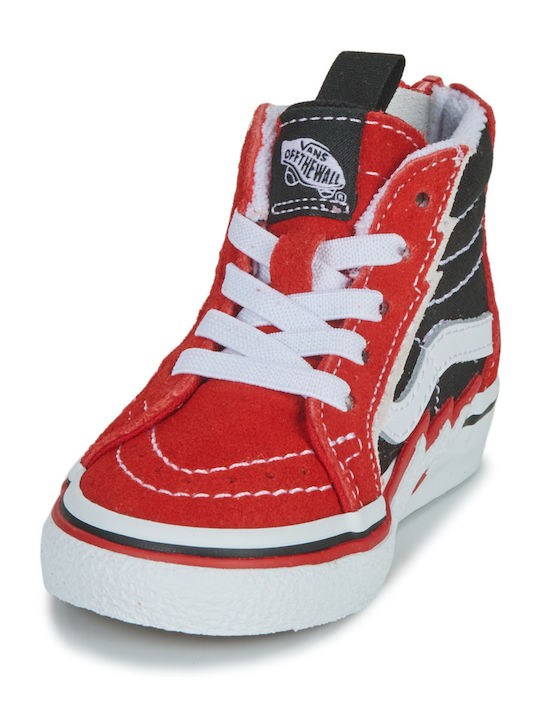 TD SK8-Hi Zip Kids Sneakers High Red