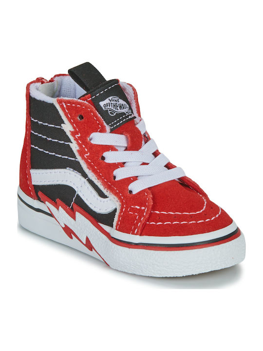 TD SK8-Hi Zip Kids Sneakers High Red